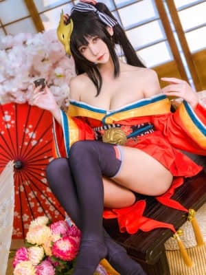 Momoko葵葵-真爱 大凤和服_009