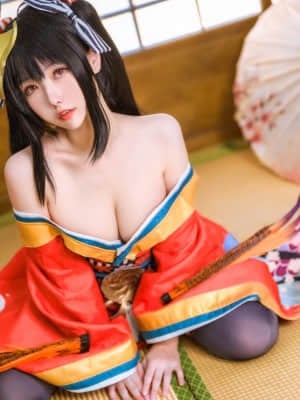 Momoko葵葵-真爱 大凤和服_008