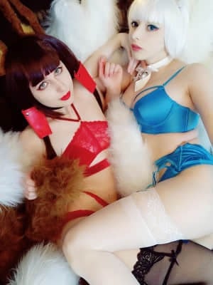 Mikomi Hokina & Gumiho Cosplay - Kaga X Akagi