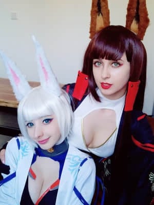 Mikomi Hokina & Gumiho Cosplay - Kaga X Akagi_088_20190223_121731