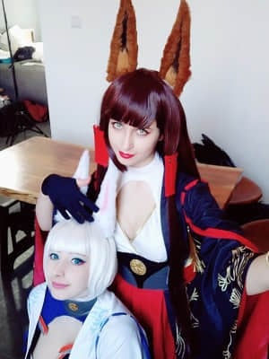 Mikomi Hokina & Gumiho Cosplay - Kaga X Akagi_081_20190223_121623