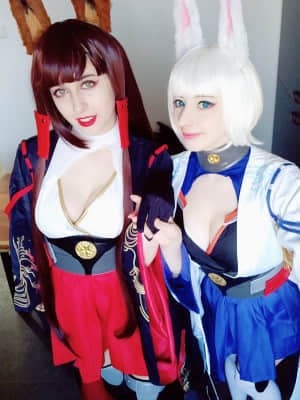 Mikomi Hokina & Gumiho Cosplay - Kaga X Akagi_055_20190223_120354