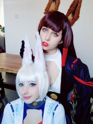 Mikomi Hokina & Gumiho Cosplay - Kaga X Akagi_094_20190223_121818