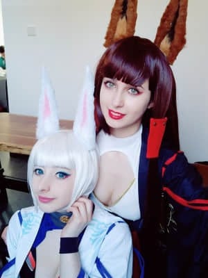 Mikomi Hokina & Gumiho Cosplay - Kaga X Akagi_091_20190223_121740