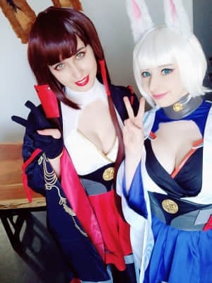 Mikomi Hokina & Gumiho Cosplay - Kaga X Akagi_057_20190223_120407