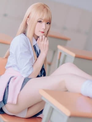 霜月shimo NO.048 金发制服 Blonde JK Uniform_霜月shimo (8)