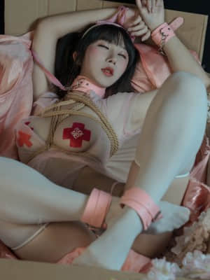 云溪溪 NO.003 奶桃护士 Pink Nurse_奶桃护士_007