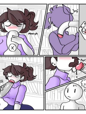 [假日威龙陈开着塔迪斯专鲨萝莉控汉化] [Anor3xiA] Beyond the Shelves (Jaiden Animations)_09