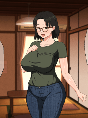 Megane Kyonyuu Na Okaa-San To Yojouhan De Noukou Sex_041_040_039_