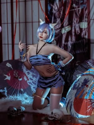 二佐Nisa - 蕾姆夏日鬼衣 Rem Ghost Bikini_11