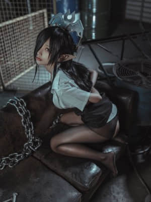 蠢沫沫 黑兽女王OL制服_10