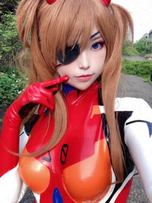 絕對薙肉-Niwa Nagi cosplayer Asuka Langley_3