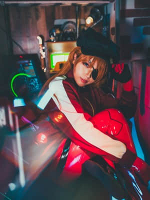 絕對薙肉-Niwa Nagi cosplayer Asuka Langley_99