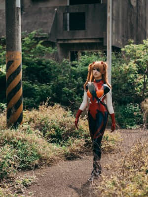 絕對薙肉-Niwa Nagi cosplayer Asuka Langley_33