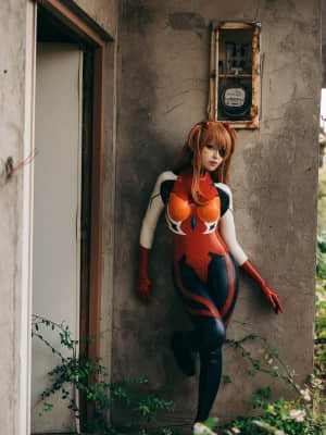 絕對薙肉-Niwa Nagi cosplayer Asuka Langley_36