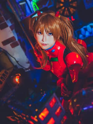 絕對薙肉-Niwa Nagi cosplayer Asuka Langley_113