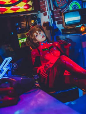 絕對薙肉-Niwa Nagi cosplayer Asuka Langley_86