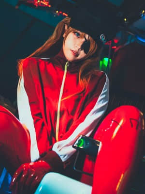 絕對薙肉-Niwa Nagi cosplayer Asuka Langley_87