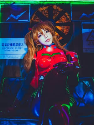 絕對薙肉-Niwa Nagi cosplayer Asuka Langley_90