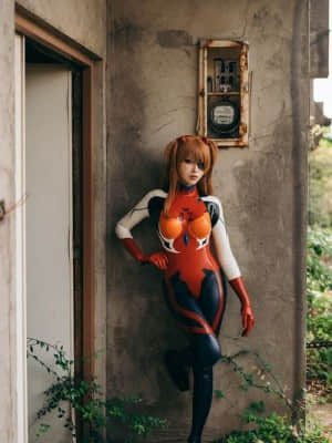 絕對薙肉-Niwa Nagi cosplayer Asuka Langley_49