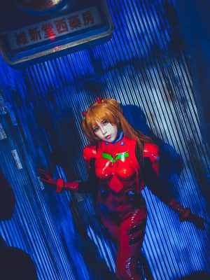 絕對薙肉-Niwa Nagi cosplayer Asuka Langley_101