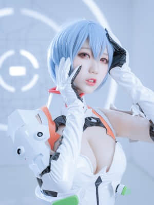 Coser@周叽是可爱兔兔 Vol.005 绫波丽 白战_Coser-Vol.005--MrCong.com-013