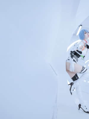 Coser@周叽是可爱兔兔 Vol.005 绫波丽 白战_Coser-Vol.005--MrCong.com-005