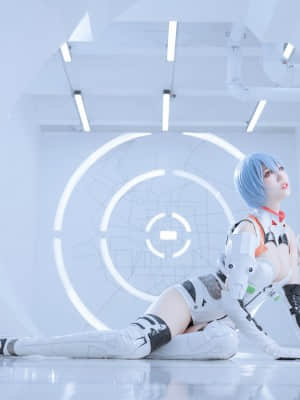 Coser@周叽是可爱兔兔 Vol.005 绫波丽 白战_Coser-Vol.005--MrCong.com-020