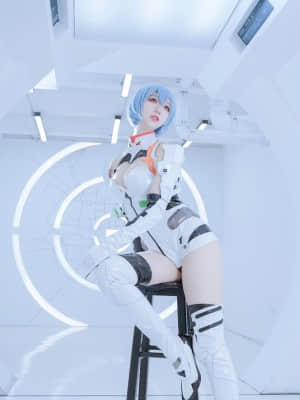 Coser@周叽是可爱兔兔 Vol.005 绫波丽 白战_Coser-Vol.005--MrCong.com-017