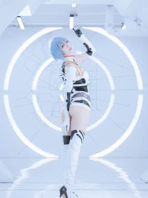 Coser@周叽是可爱兔兔 Vol.005 绫波丽 白战_Coser-Vol.005--MrCong.com-011