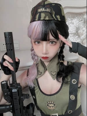 Coser@果咩酱w Vol.021 战地甜心_Coser-guomie_jiang-Vol.021-MrCong.com-017