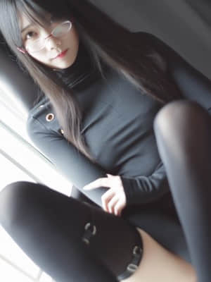 曉美媽 NO.008 秋 Black Stocking_(www.8kcosplay.com)9