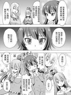 (C95) [トラ屋 (ITOYOKO)] えろ素晴らしい世界に中出しを!6 FUTASUBA (この素晴らしい世界に祝福を!) [中国翻訳]_06_pg_0006