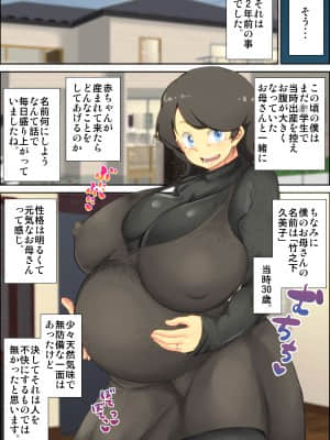 [きのこDX][妊婦すぎる僕のお母さんが近所の悪ガキに喰われた時の話。]_04