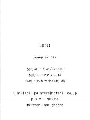 [零食汉化组] (C90) [GREONE (んめ)] Honey or Sis_29