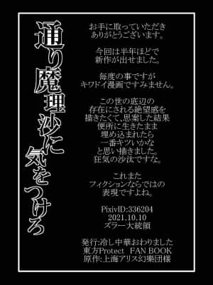 [wenwood个人汉化] [冷し中華おわりました (ズル)] 通り魔理沙にきをつけろ 其の肆 (東方Project)_29