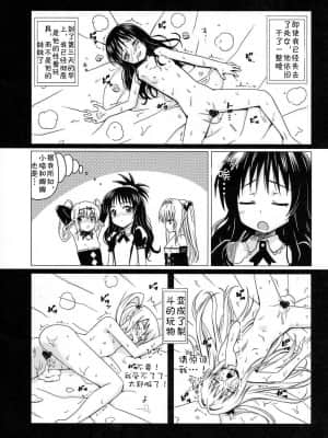 [jtc个人汉化] (C83) [覇娘。 (猫耳花音)] 完了ハーレム計画 妹天国 (ToLOVEる -とらぶる-)_06