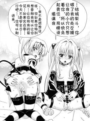 [jtc个人汉化] (C83) [覇娘。 (猫耳花音)] 完了ハーレム計画 妹天国 (ToLOVEる -とらぶる-)_18