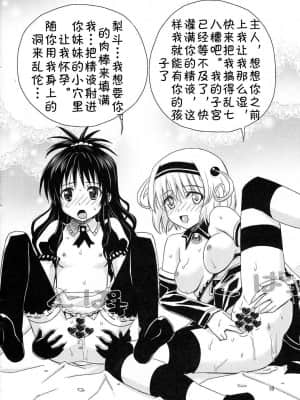 [jtc个人汉化] (C83) [覇娘。 (猫耳花音)] 完了ハーレム計画 妹天国 (ToLOVEる -とらぶる-)_17