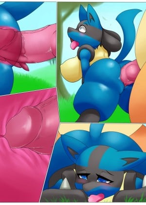 [梅水瓶汉化] [DeerRobin] Lucario TF Comic | 奇异糖果 (Pokemon)_15