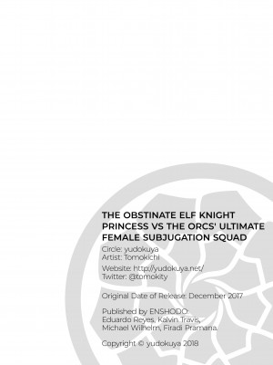 [Tomokichi] The Obstinate Elf Knight Princess VS The Orc's Ultimate Female Subjugation Squad_21