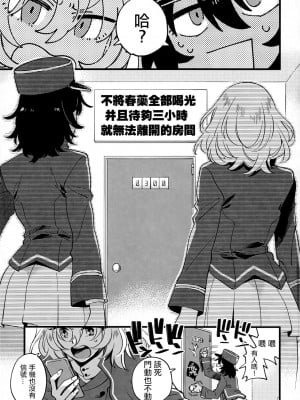 [沒有漢化] [その他大勢 (ゆかたろ)] 閉じ込められて薬のんでそれからのあいだ (ガールズ&パンツァー)_02