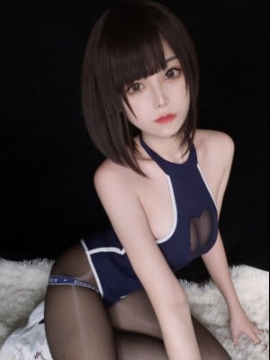 蜜汁猫裘 - 水着 JK Swim suit_13