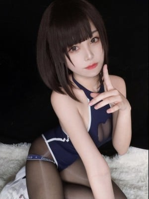 蜜汁猫裘 - 水着 JK Swim suit_14