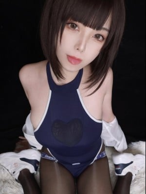 蜜汁猫裘 - 水着 JK Swim suit_10