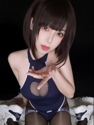 蜜汁猫裘 - 水着 JK Swim suit_27