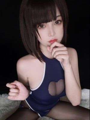 蜜汁猫裘 - 水着 JK Swim suit_24