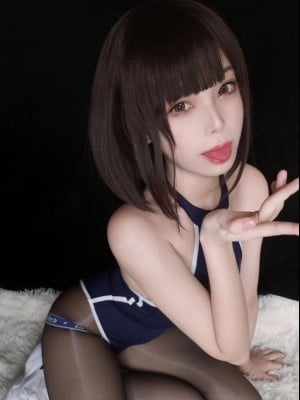 蜜汁猫裘 - 水着 JK Swim suit_33