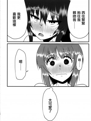 (C97) [SAGA Angel (神爆龍王)] にしずみさんはすけべだな2 | 西住同學很好色2 (ガールズ&パンツァー) [中国翻訳]_31