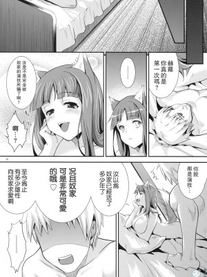 [飞雪汉化组] (COMIC1☆3) [小悪魔sage派 (sage・ジョー)] 狼と蜜林檎 (狼と香辛料)_21